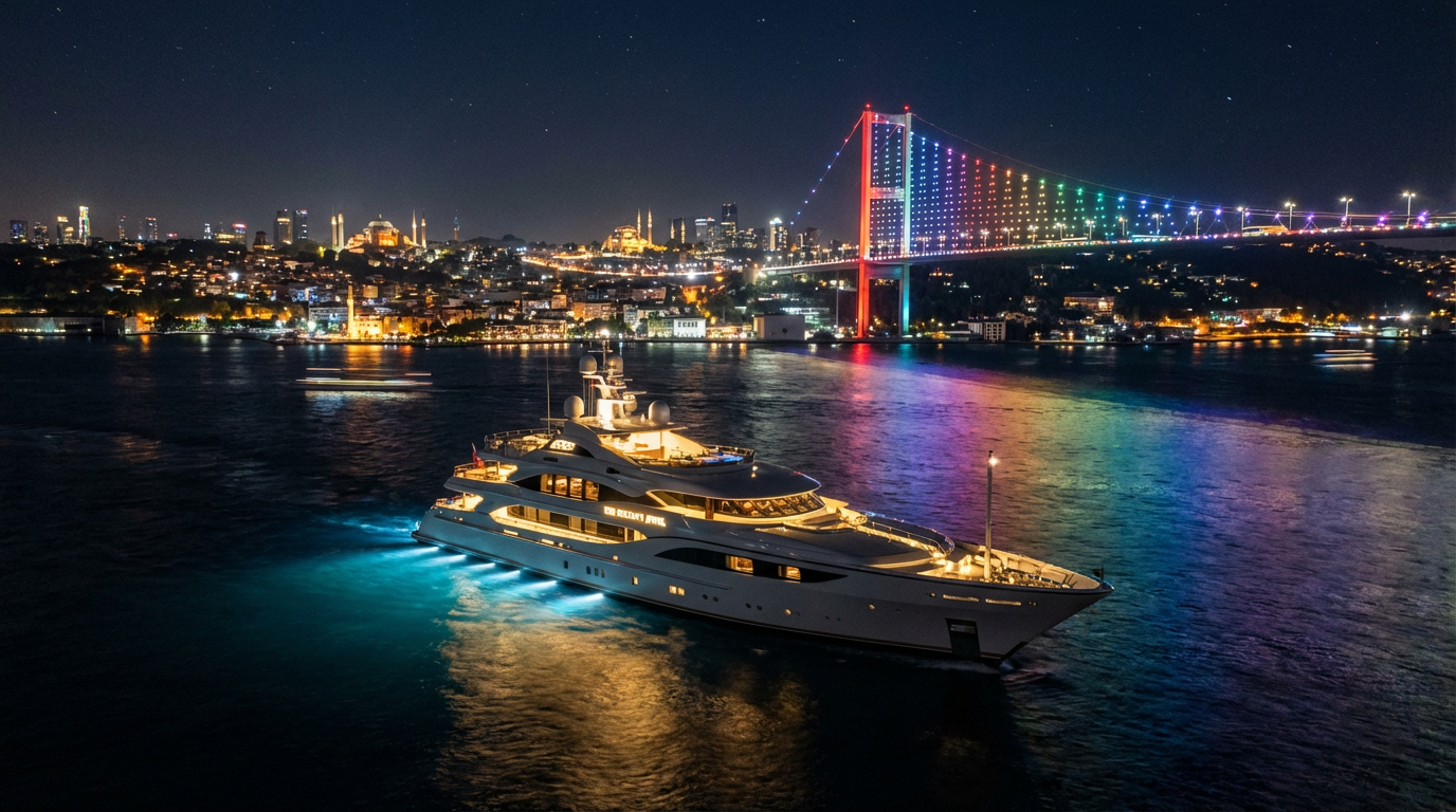 Evening cruise on the Bosphorus