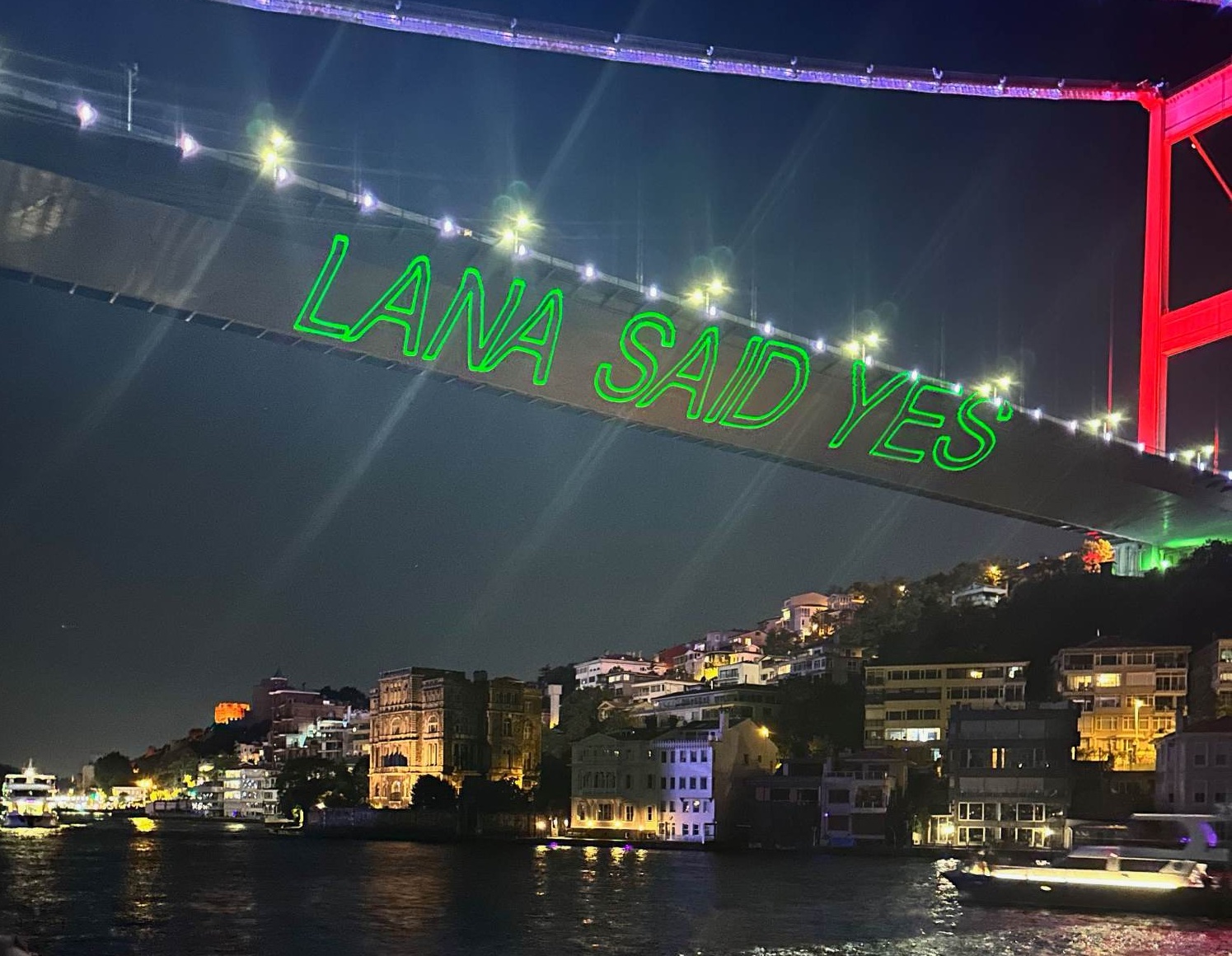 Marriage Proposal on a Yacht — Istanbul Bosphorus