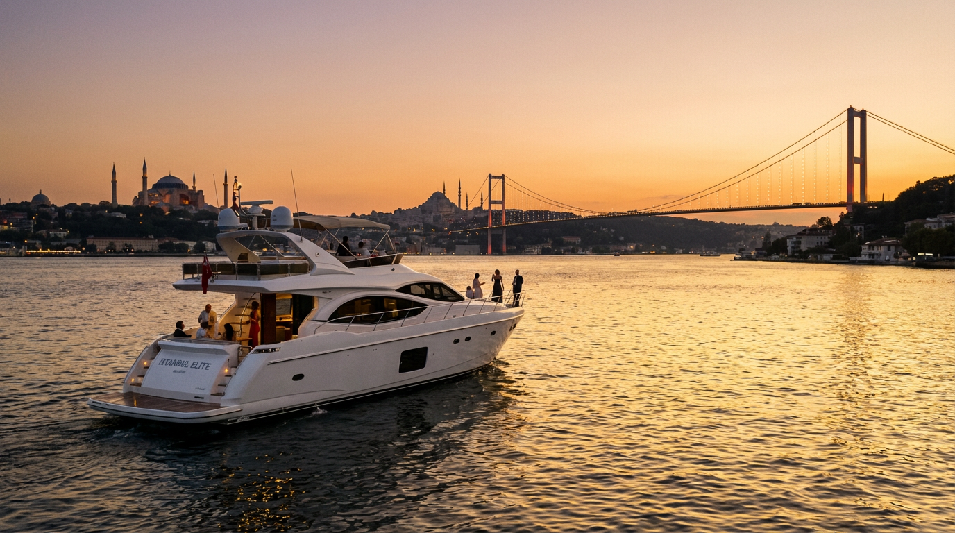 Luxury yacht Bosphorus cruise
